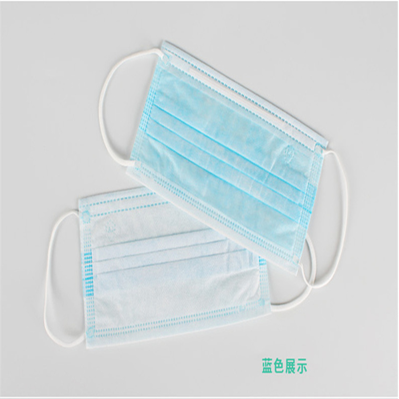 一次性透气防尘口罩 2000个/箱 蓝色