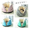 猫窝猫睡袋加绒加厚保暖小型犬幼犬宠物沙发猫床冬季泰迪冬天狗窝_1 收藏加购优先发 可爱粉-小号