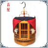笼竹制老竹鸟笼大号八哥画眉笼鸟笼子小号小型鹦鹉家用手工 老料款36cm直径-全配套（高配）