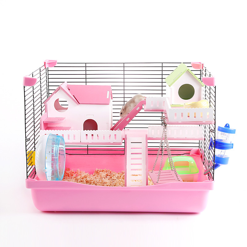 仓鼠笼子仓鼠笼用品47基础笼金丝熊窝别墅仓鼠用品单双层套餐_1_500