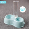 猫碗猫食盆狗碗狗盆泰迪狗狗双碗猫咪中小型犬自动饮水器宠物用品_13 通用 浅灰色