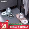 猫碗猫食盆猫碗双碗非陶瓷自动饮水机保护颈椎宠物碗猫咪用品 收藏加购优先发货（猫狗通用） 自动续水双碗粉色（升级款）