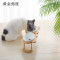 猫碗高脚猫咪喂食碗保护颈椎斜口狗碗可爱猫盆双碗陶瓷饮水宠物_1