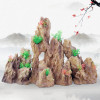生态鱼缸造景套餐假山摆件装饰品小型创意水大型缸大号松皮石_2 默认尺寸 大号白玉山