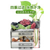 乌龟过滤器鱼缸顶滤盒水幕式顶滤上过滤盒鱼缸上置外置壁挂式自制 默认尺寸 ※小号裸盒+滤材包+水泵+绿萝