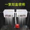 小型鱼缸乌龟龟缸过滤器低水位免换水浅水净水过滤盒大型家用自制 默认尺寸 普通款：小号标准套餐2