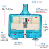 迷你吸便器过滤器圆形氧气泵鱼缸过滤器过滤设备小型反气举_2 默认尺寸 活性炭1斤