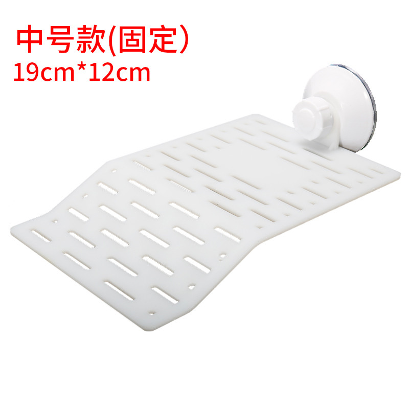 鱼缸乌龟晒台爬台爬坡休息平台龟楼梯漂浮浮岛石头深水高水位爬架_1 默认尺寸 ABS晒台-中号：固定吸盘