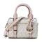MICHAEL KORS 迈克·科尔斯 MK女士人造革配皮小号手提单肩斜挎包 32F9G06C0B VANL-SFTPINK-香草色/裸粉色