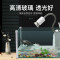 玻璃乌龟缸家用水陆缸带晒台别墅小大型鱼缸龟鱼混养缸乌龟专用缸_2 默认尺寸 大号龟缸（42*25*20）套餐二