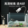 玻璃乌龟缸家用水陆缸带晒台别墅小大型鱼缸龟鱼混养缸乌龟专用缸_2 默认尺寸 大号龟缸（42*25*20）套餐三