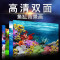 鱼缸壁纸背景纸画高清图3d鱼缸装饰品背景画双面造景珊瑚石背景板_2 默认尺寸 80高182长