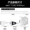 鱼缸刷无死角长柄清洁工具水族箱清理清洗鱼缸擦玻璃清洁刷子_1 默认尺寸 森森鱼缸刷AS-103