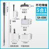 鱼缸擦磁力刷擦鱼缸神器清理清洁工具清洗玻璃擦擦缸器磁力 默认尺寸 精品五合一不可伸缩款