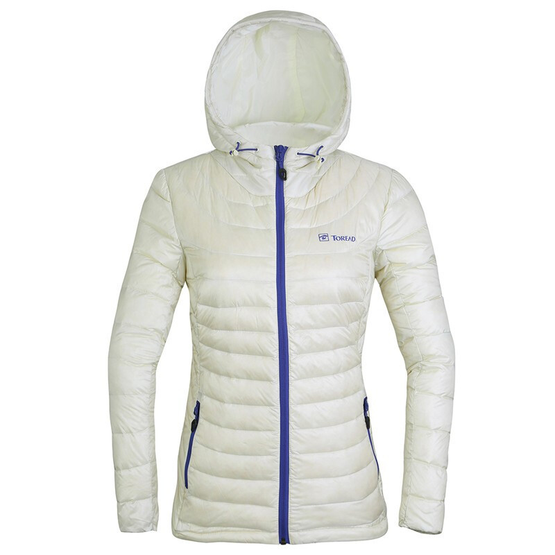 探路者（TOREAD）户外运动男女保暖羽绒服HADF91051/91091/92060/92092 HADF92092-G31X/象牙白（女） S