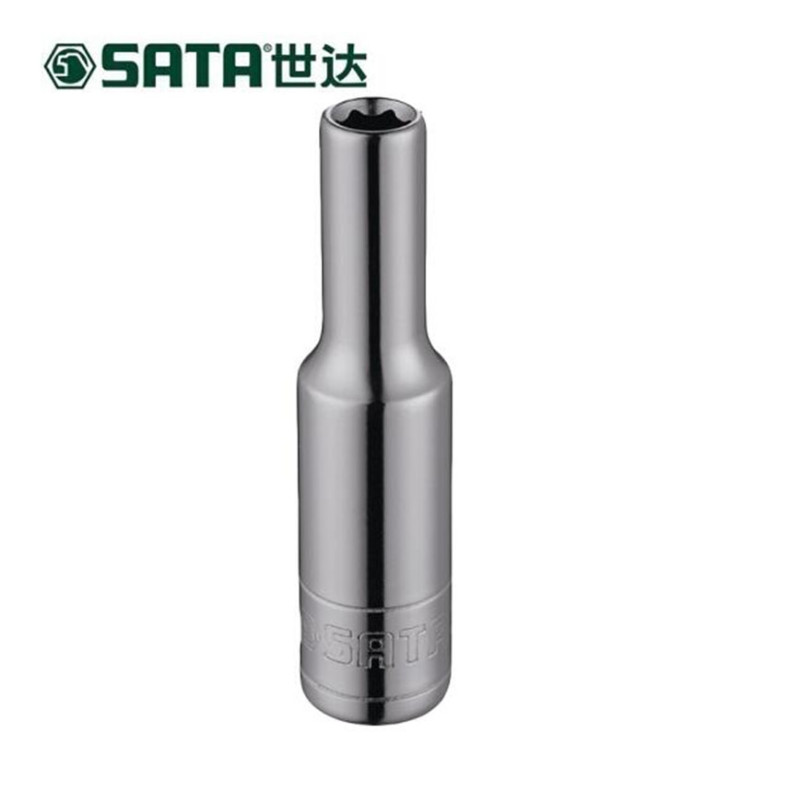 世达（SATA）6.3MM系列英制6角长套筒 (1/2寸 49mm) 银色11209（单位：个）