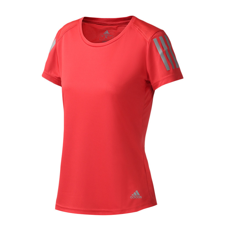 阿迪达斯女服短袖T恤跑步训练健身休闲运动服FL7813 XL FL7813红色