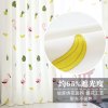 北欧风ins新款窗帘客厅卧室创意飘窗网红定制隔断帘遮光挂帘 宽4高2.6挂钩【高度免费裁剪】 绣花火烈鸟纱帘