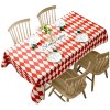 简约ins网红拍照布桌布长方形写字桌书桌布少女学生宿舍格子桌垫_1 【防水】140*240cm 【防水】红白苏格兰桌布