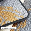 现代简约灰色布艺四季通用沙发垫北欧沙发罩全包家用防滑沙发 90*90cm可作扶手/靠背 秋叶咖色沙发垫