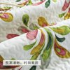 美式田园沙发垫子小清新家用通用型贵妃123组合沙发巾全盖布 110*110cm 凤尾花红色沙发垫