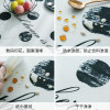 ins北欧网红波点桌布防水防油茶几餐桌布艺棉麻小清新家用长方形 【棉麻防水】140*200cm 油彩波点桌布