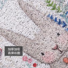 北欧进入户垫玄关丝圈圆形地垫家用卧室客厅pvc吊篮地毯脚垫_1 直径60cm 接吻鱼圆形丝圈地垫