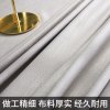 日式桌布布艺灰色棉麻亚麻餐桌布纯色现代简约素色茶几台布长方形 130*180cm 旭风浅灰桌布