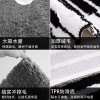 厕所吸水地垫垫浴室卫生间口卧室防滑个性地毯可机洗进垫子_6 40*60cm 黑白钢琴键植绒地垫