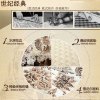 降价圆桌桌布布艺欧式餐椅垫套装椅子套罩餐椅套家用餐桌套 茶几布110*160cm 世纪经典-蓝