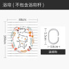北欧风格浴帘浴室挂帘防水防霉隔断帘个性时尚洗手间干湿分离 默认尺寸 蘑菇房的猫咪150宽*高180cm送钩