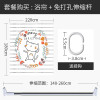 北欧风格浴帘浴室挂帘防水防霉隔断帘个性时尚洗手间干湿分离 默认尺寸 【套餐含杆优惠10元】220*180cm