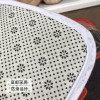 北欧地垫几何图案地毯卫生间吸水防滑进户垫脚垫现代简约脚踏垫 40*60cm 粉淋几何法兰绒地垫