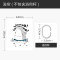 浴帘儿童浴室防水布隔断挂帘卫生间干湿分离个性创意窗帘 默认尺寸 大嘴海鲸浴帘220宽*高180送钩