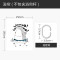 浴帘儿童浴室防水布隔断挂帘卫生间干湿分离个性创意窗帘 默认尺寸 大嘴海鲸浴帘150宽*高180送钩