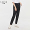 Semir森马2020春季上新女士休闲裤13029270025 180/82A/XXXL 黑色9000