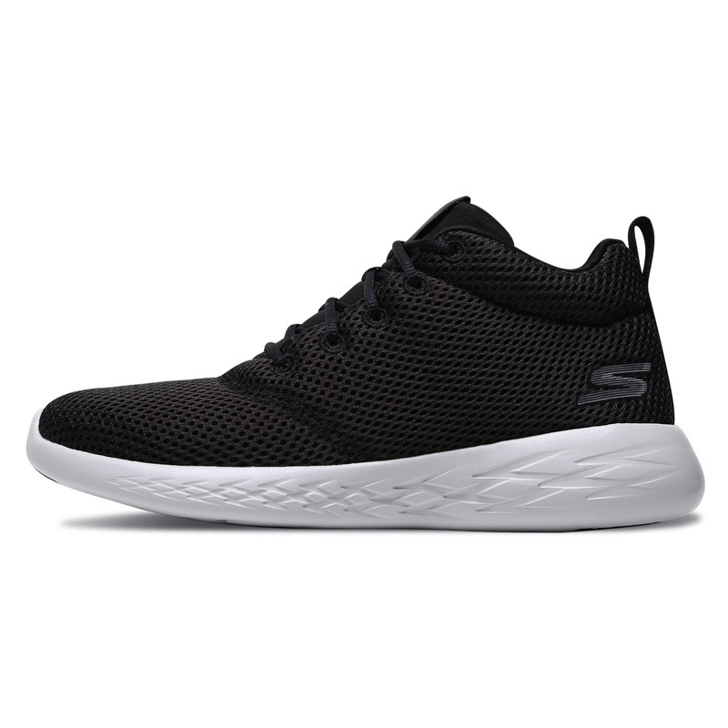 斯凯奇（SKECHERS）女鞋轻便透气运动鞋中帮跑步鞋15088 15088-BKW（女） 8.5（38.5码）