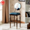 复古吧台椅现代简约铁艺美式吧凳旋转升降椅欧式酒吧椅子家用靠背_13 兔子先生