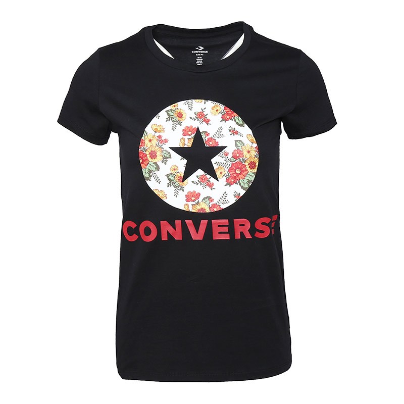 CONVERSE(匡威)ConverseInBloomFloralTee春季女子短 L 10017396-A01