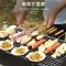 【优先发货】烧烤架户外木炭烧烤炉子家用便携BBQ加厚烤肉箱全套工具3一6人 小号（35x27x20cm）1-3人套餐三：铁网烧烤架+9件