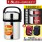 【保温12小时】304保温饭盒桶双三层学生大容量不锈钢提锅 1.5L(送餐具+保温袋)【特厚款】不锈钢色(橙色手柄)