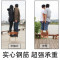 【优先发货】藤椅休闲家用小藤椅子靠背椅成人老人室内阳台户外桌椅儿童凳子 黄色小号(双钢筋)坐高24