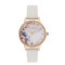 OLIVIABURTON手表女皮带英国进口腕表ob手表休闲时尚印花简约气质女表 OB16PP54 雅灰