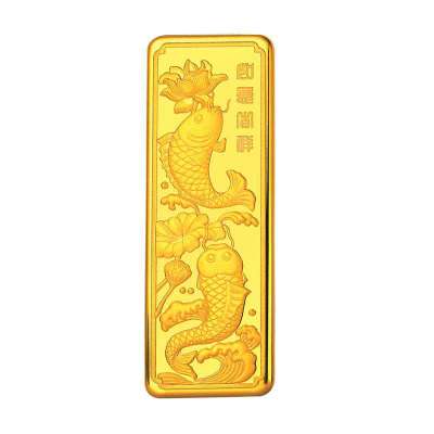 金叶珠宝千足金金条年年有余30g【报价,价格,评测,参数】_黄金_苏宁