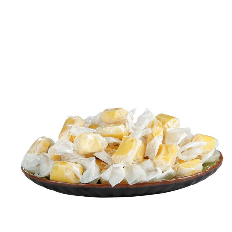 自然派榴莲糖 榴莲味糖果喜糖 泰国风味软质糖 香浓榴莲 200g 榴莲味