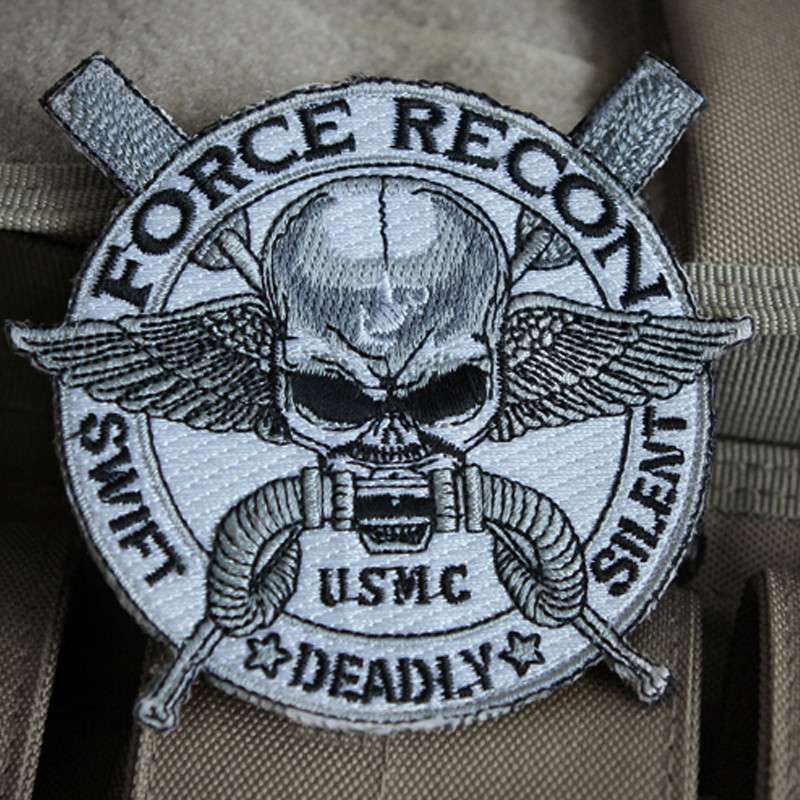 cqb 美军军条 陆军标志臂章 军种刺绣魔术贴 个性胸章 军迷肩章 克尔