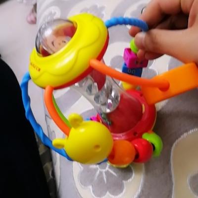 汇乐玩具（HUILE TOYS）健儿球 929 宝宝益智球类玩具球/摇铃婴儿手抓球 塑料/3-6-12个月晒单图