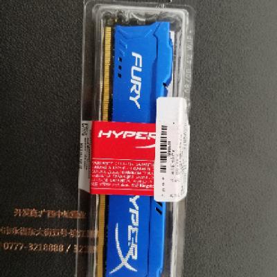 金士顿(Kingston)骇客神条 Fury系列 雷电 DDR3 1600 8GB台式机内存条(HX316C10F/8)蓝色 兼容1333晒单图