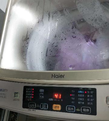 Haier/海尔洗衣机 8公斤直驱变频全自动波轮洗衣机 双智能系统 特色幂动力EB80BDF9GU1晒单图