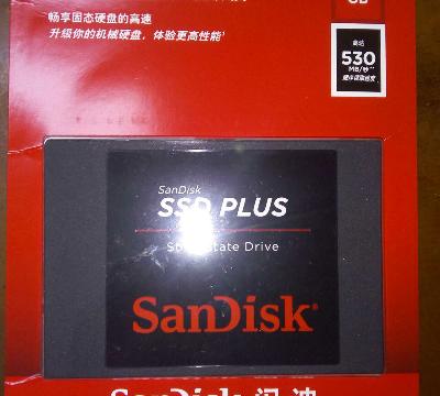 闪迪(SanDisk）加强版 240G SATA接口 台式组装机笔记本电脑SSD固态硬盘晒单图